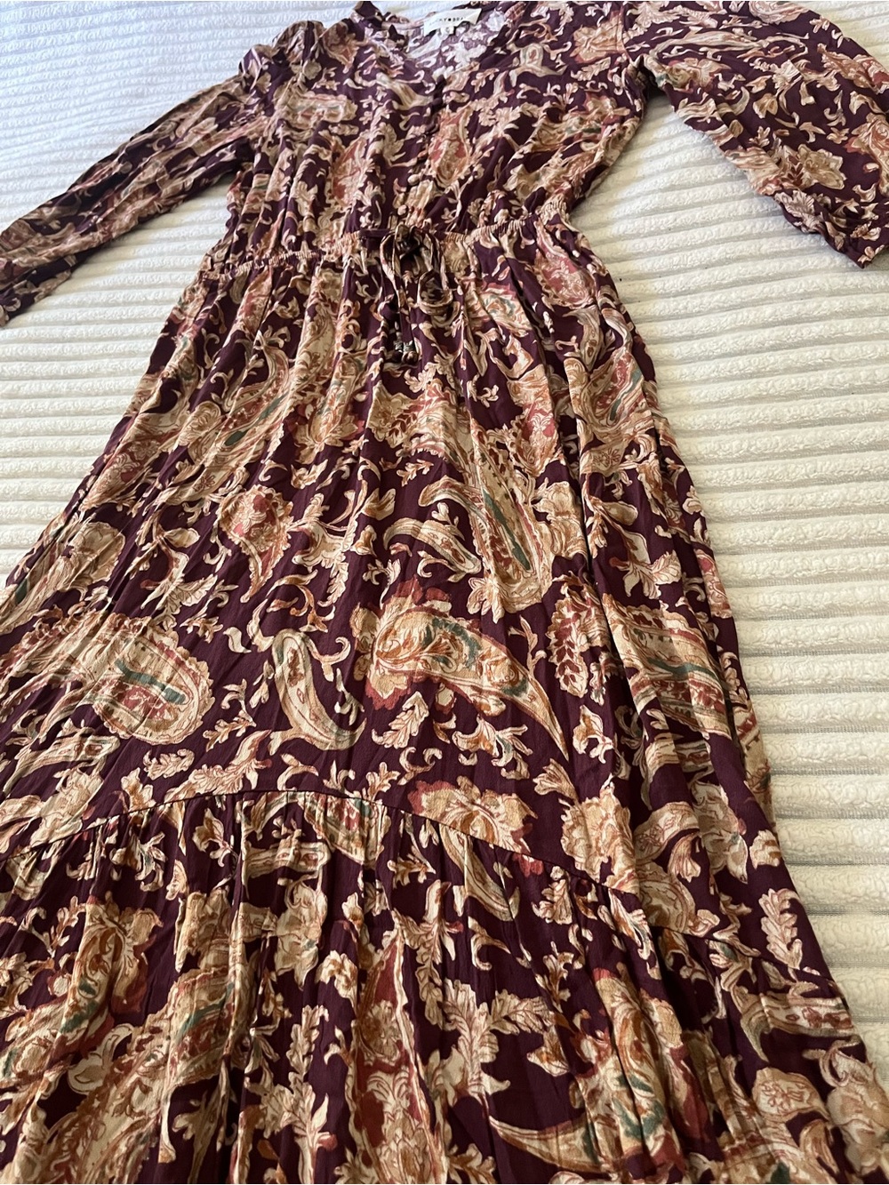 Lucky Brand Printed Long Sleeve Dress - Picture 2 of 8